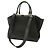 Bolso de mano Fendi Trois Jours de piel negra Negro - vista 3