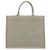 Christian Dior Book Tote aus grauem Canvas Braun