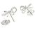 Orecchini a lobo in platino e diamanti Tiffany & Co. - vista 3