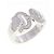 Cartier 2C Ring aus 18K Weißgold