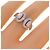 Cartier 2C Ring aus 18K Weißgold - Ansicht 4