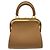 Borsa a mano in pelle marrone Christian Dior - vista 2