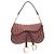 Borsa a tracolla Christian Dior Bordeaux Bordò