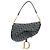 Borsa a Tracolla Saddle Christian Dior Blu
