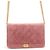 Chanel Boy Samt-Chain-Wallet Pink