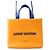 Louis Vuitton Saffron Leder Tote Bag Golden