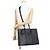 Louis Vuitton Monogram Eclipse Sac Plat Horizontal Zip Tote Bag Nero - vista 5