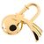 Hermès Cadena Shooting Star Metal Charm D'oro