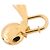 Hermès Cadena Shooting Star Metal Charm D'oro - vista 4
