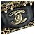 Borsa a tracolla mini Chanel Matelassé Nero - vista 12