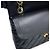 Timeless Chanel Classic Matelassé Schultertasche mit Kette Schwarz - Ansicht 14