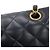 Timeless Chanel Classic Matelassé Schultertasche mit Kette Schwarz - Ansicht 9