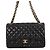 Bolsa de Ombro Chanel Matelassé em pele de cordeiro Preto
