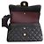 Bolsa de Ombro Chanel Matelassé em pele de cordeiro Preto - vista 6