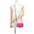 Borsa a tracolla Prada Ribbon in nylon e pelle Rosa - vista 3