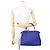 Fendi Peekaboo Selleria Regular Lederhandtasche Blau - Ansicht 4