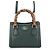 Borsa a mano piccola in pelle Gucci Diana Bamboo Verde