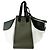 Borsa a tracolla in pelle Loewe Hammock Nero Bianco Cachi - vista 3