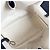 Borsa a tracolla in pelle Loewe Hammock Nero Bianco Cachi - vista 5