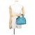 Borsa a mano in pelle Gucci Interlocking G 449661 Turchese - vista 4