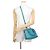 Borsa a mano in pelle Gucci Interlocking G 449661 Turchese - vista 5