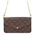 Pochette Louis Vuitton Monogram Felicie in Fuchsia Fuschia
