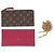 Pochette Louis Vuitton Monogram Felicie in Fuchsia Fuschia - vista 18