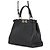 Fendi Peekaboo Regular Lederhandtasche Schwarz - Ansicht 2