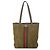 Borsa Tote Media Gucci Ophidia in Suede Cachi