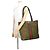 Borsa Tote Media Gucci Ophidia in Suede Cachi - vista 4