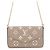 Portafoglio con catena Louis Vuitton Monogram Empreinte Grigio