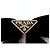 NUOVO PRADA 1IF154 FERMAGLIO PER CAPELLI FIOCCO IN VELLUTO NERO BARRETTE HAIR CLIP - vista 6