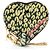 Louis Vuitton Limited Edition Stephen Sprouse Monogram Vernis Leopard Heart Coin Case Negro