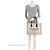Saint Laurent Tote Small Rive Gauche in Tela e Pelle di Vitello Marrone Beige - vista 5