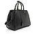 Borsa Satchel Louis Vuitton Monogram Empreinte Montaigne GM Nero - vista 2