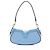 Borsa a tracolla Gucci GG Canvas Moon Side Blu - vista 3