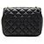 Bolsa de aba pequena Medusa Square em couro acolchoado Versace Preto - vista 3