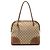 Borsa a tracolla piccola Gucci GG Canvas Bree Marrone Beige