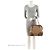 Borsa a tracolla piccola Gucci GG Canvas Bree Marrone Beige - vista 5
