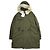 Autre Marque visvim SIX-FIVE FISHTAIL PARKA Parka Fishtail de lana y lino Verde Verde oliva