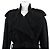 Abrigo de Tweed Chanel P73338 Negro - vista 2