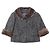 Chaqueta Chanel de Tweed y Piel de Conejo Castaño Gris antracita - vista 12
