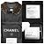 Chaqueta Chanel 05A P26778 de tweed de lana con estampado de espiga Castaño Gris antracita - vista 10