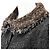 Chaqueta Chanel 05A P26778 de tweed de lana con estampado de espiga Castaño Gris antracita - vista 5