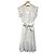Autre Marque Vestido de bordado calado D.EXTERIOR Blanco