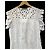 Autre Marque Vestido de bordado calado D.EXTERIOR Blanco - vista 5