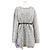Vestido Louis Vuitton Low Gauge Melange 100% Wool Preto Branco