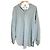 Autre Marque Blusa de manga larga de seda ESLOW Azul Azul claro - vista 2