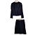 Autre Marque Conjunto de traje sin cuello Leilian Azul Azul marino - vista 2
