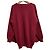Autre Marque Les Copains Alpaka-Strickpullover Braun Bordeaux